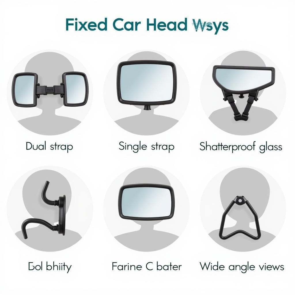 Types of Baby Car Mirrors for Fixed Headrests