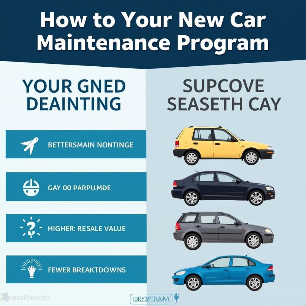 Visual Representation of the Benefits of Following a New Car Maintenance Program