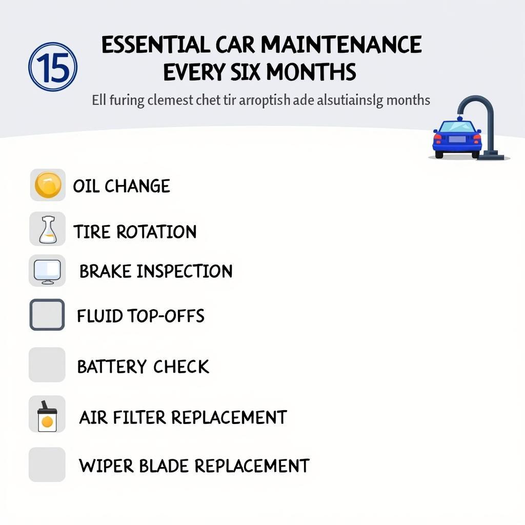 Bi-Annual Car Maintenance Checklist