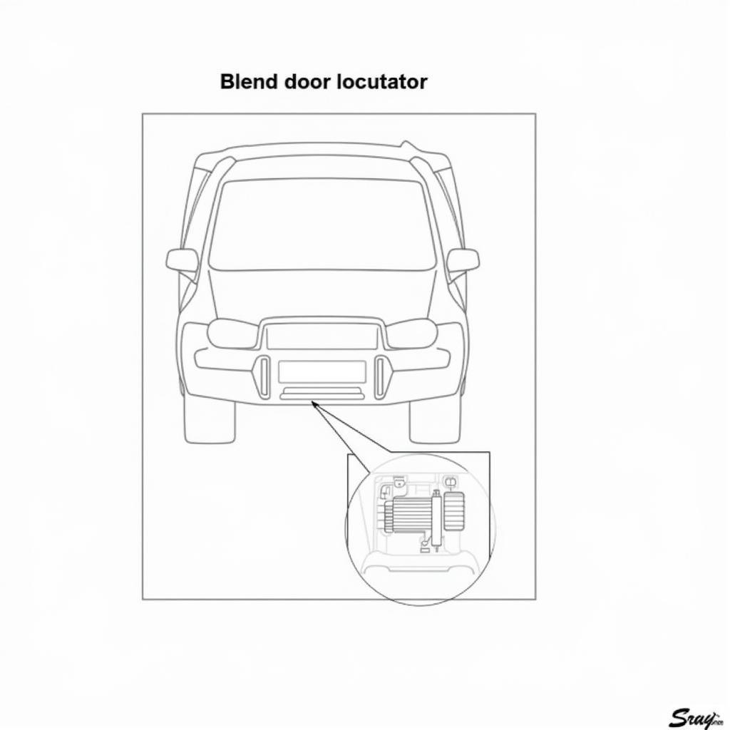 Blend Door Actuator Location