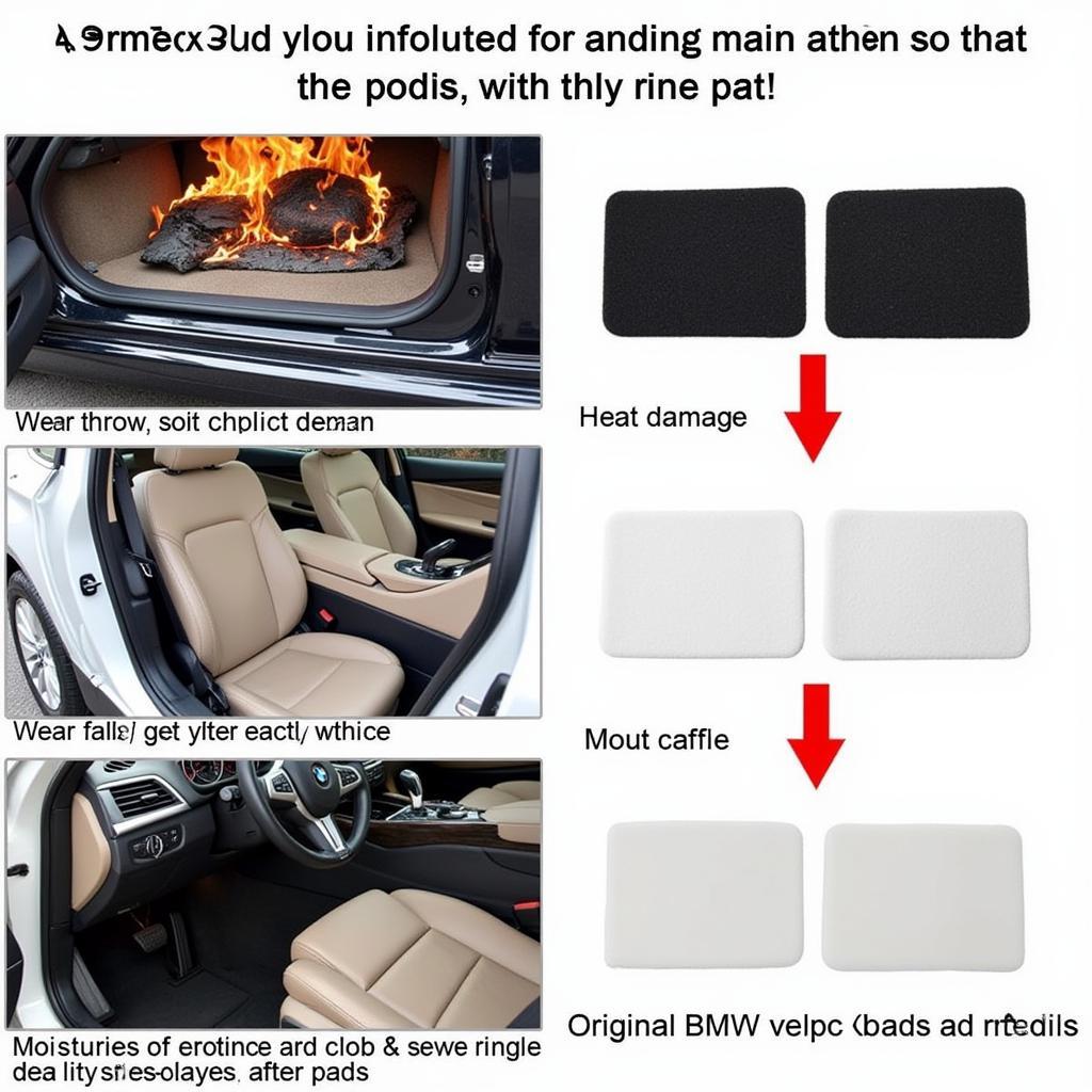 BMW Car Carpet Velcro Pad Detachment Causes