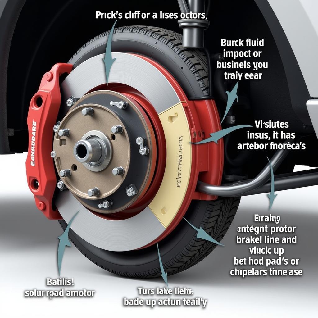 Inspecting Car Brake System Components