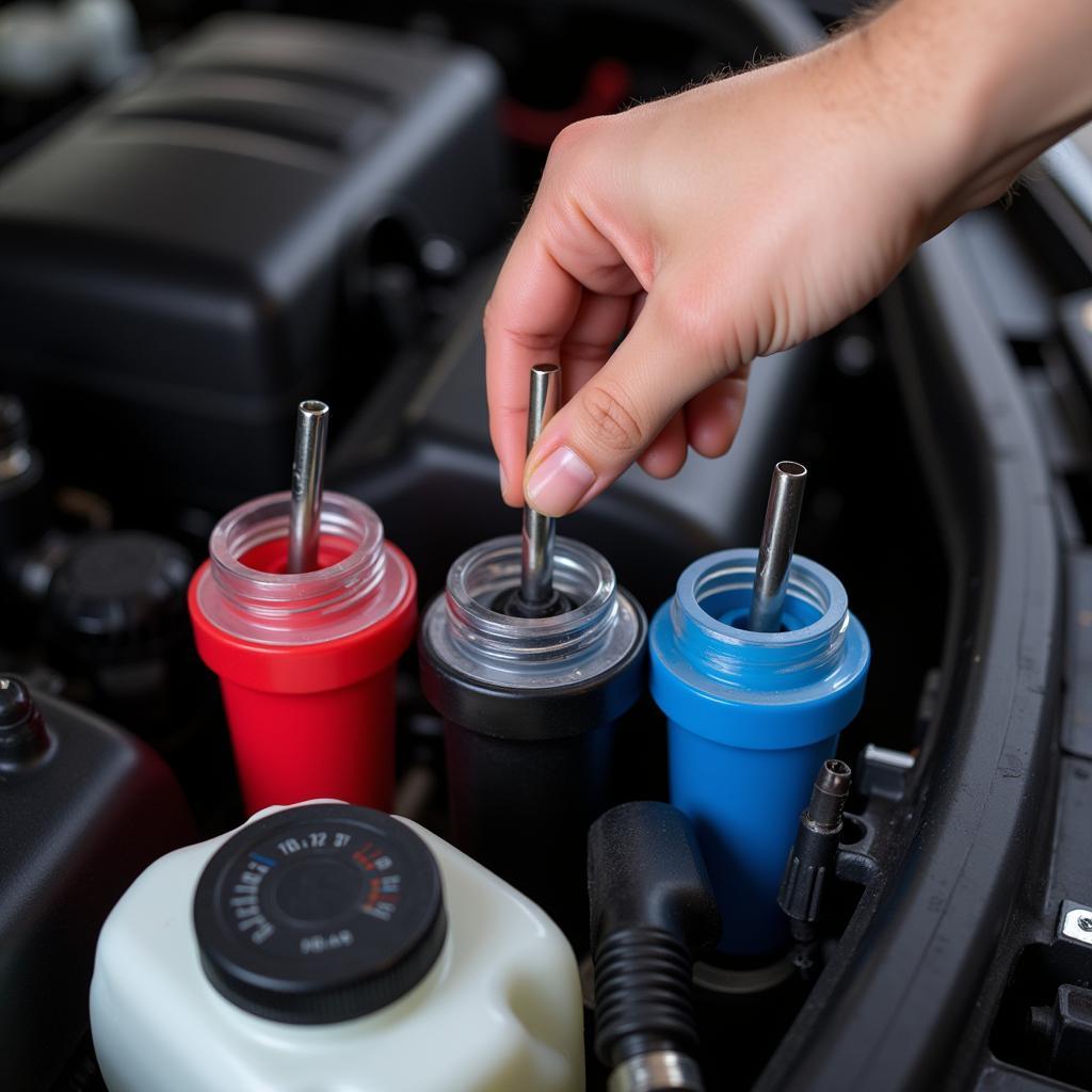 Checking Car Fluids