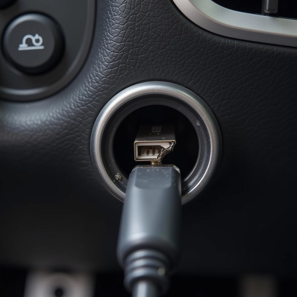 Broken Car Charger USB Port