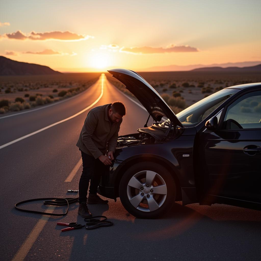 Replacing a Broken Drive Belt on the Mad Road