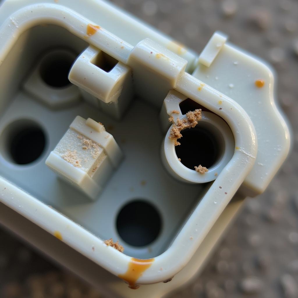 Broken Plastic Car Plug Connector