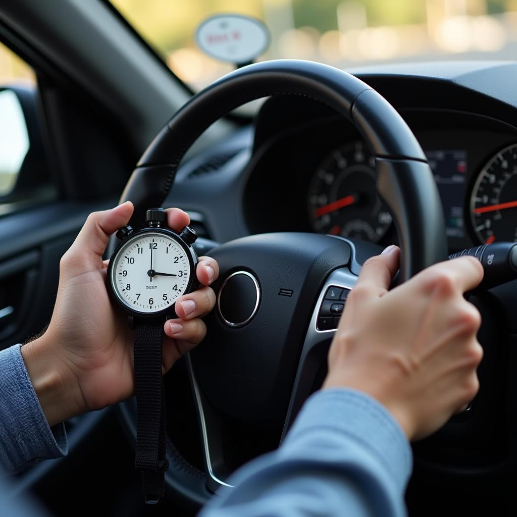 Calculating Acceleration with Stopwatch and Speedometer