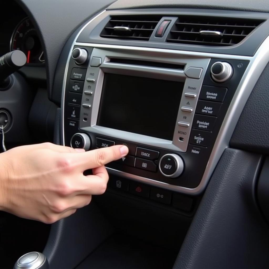 Inspecting the Camry Aux Port for Damage