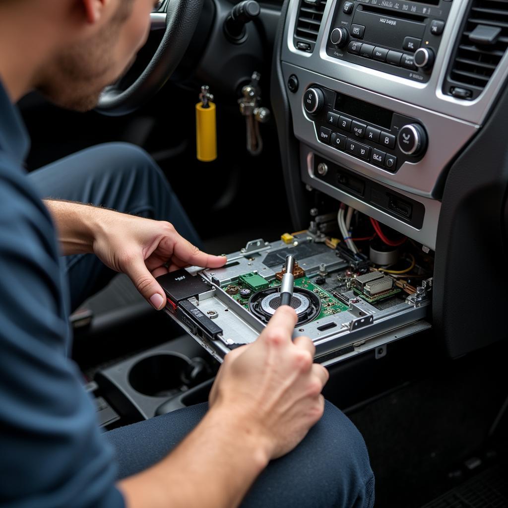 Repairing a Car's 12-Disc CD Changer