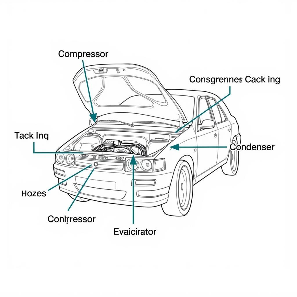 Car AC Components Prone to Leaks