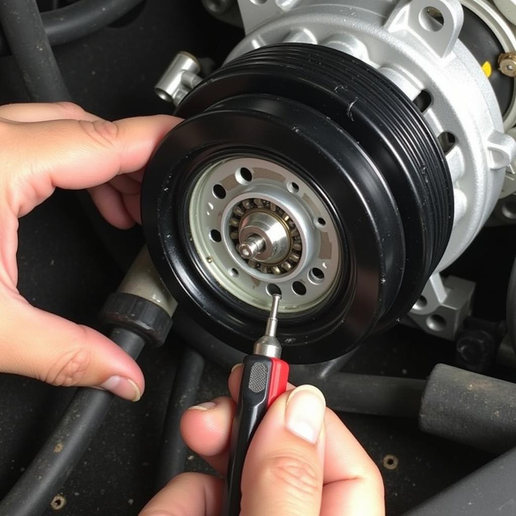 Car AC Compressor Clutch Replacement