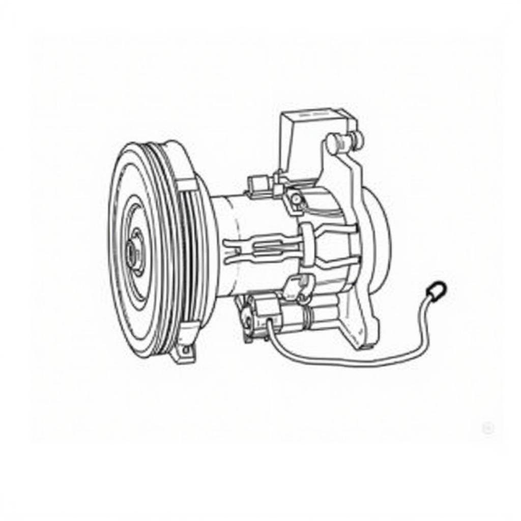 Car AC Compressor Diagram