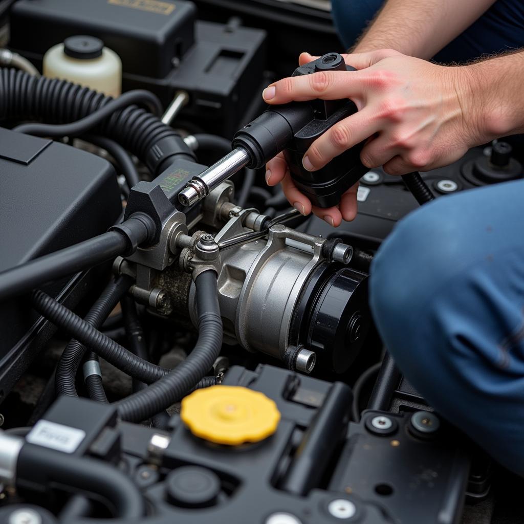 Car AC Compressor Repair