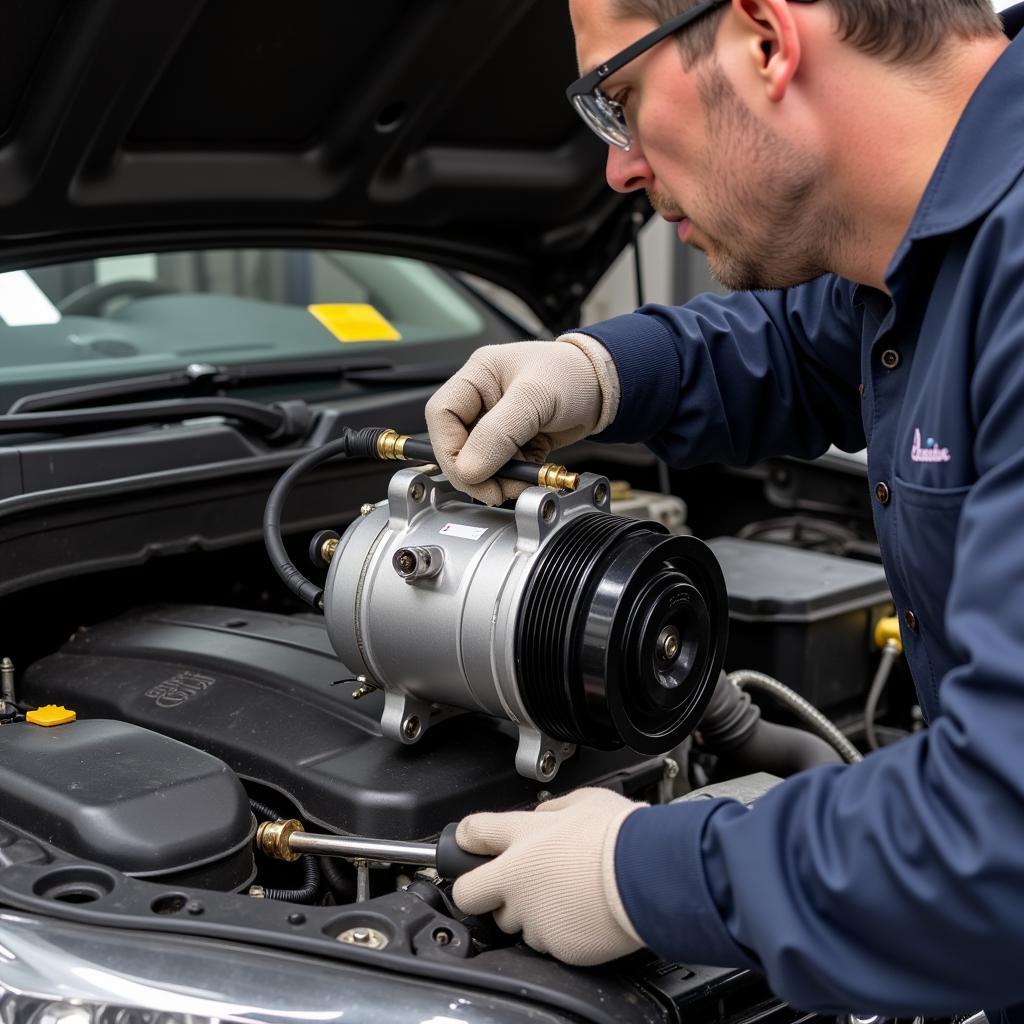 Car AC Compressor Repair