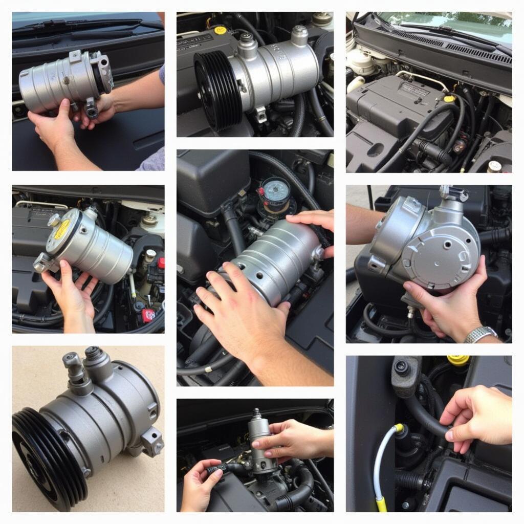 Replacing a Car AC Compressor