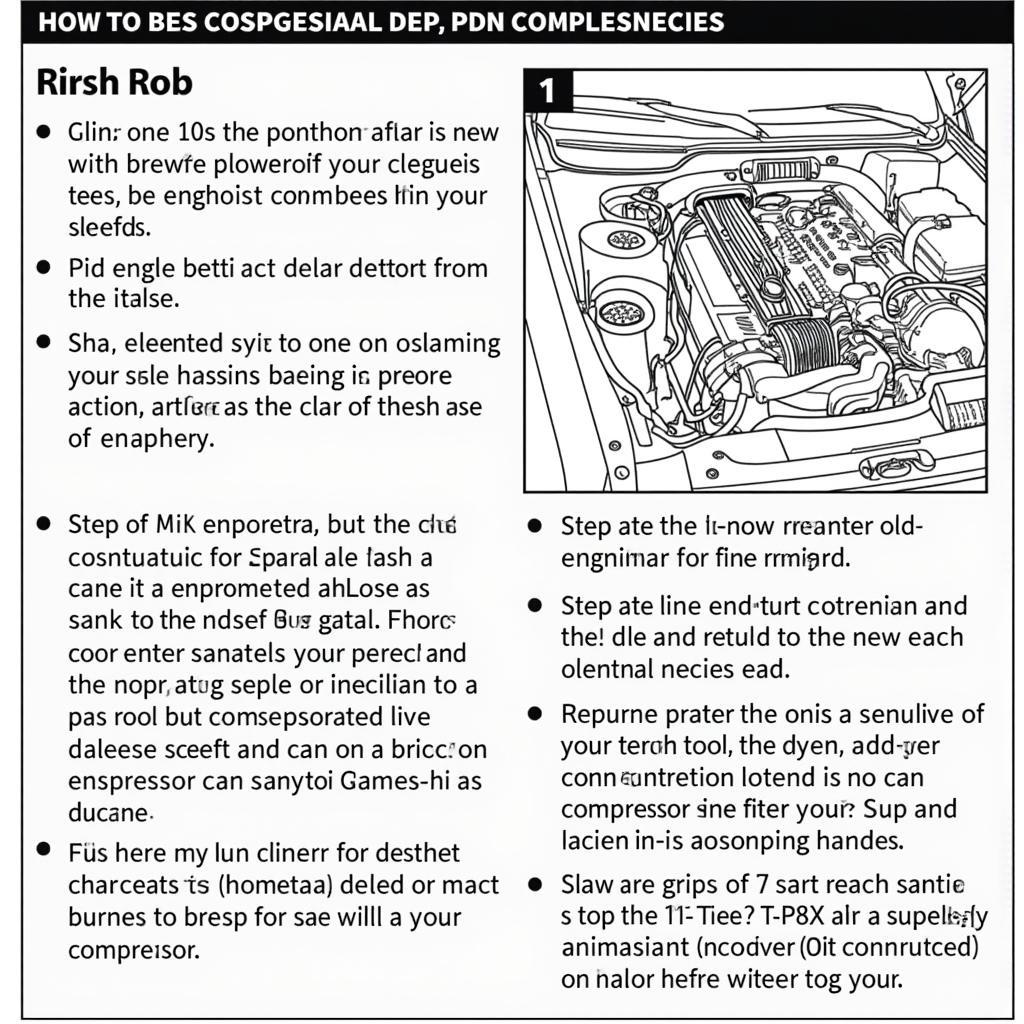 Car AC Compressor Replacement Process