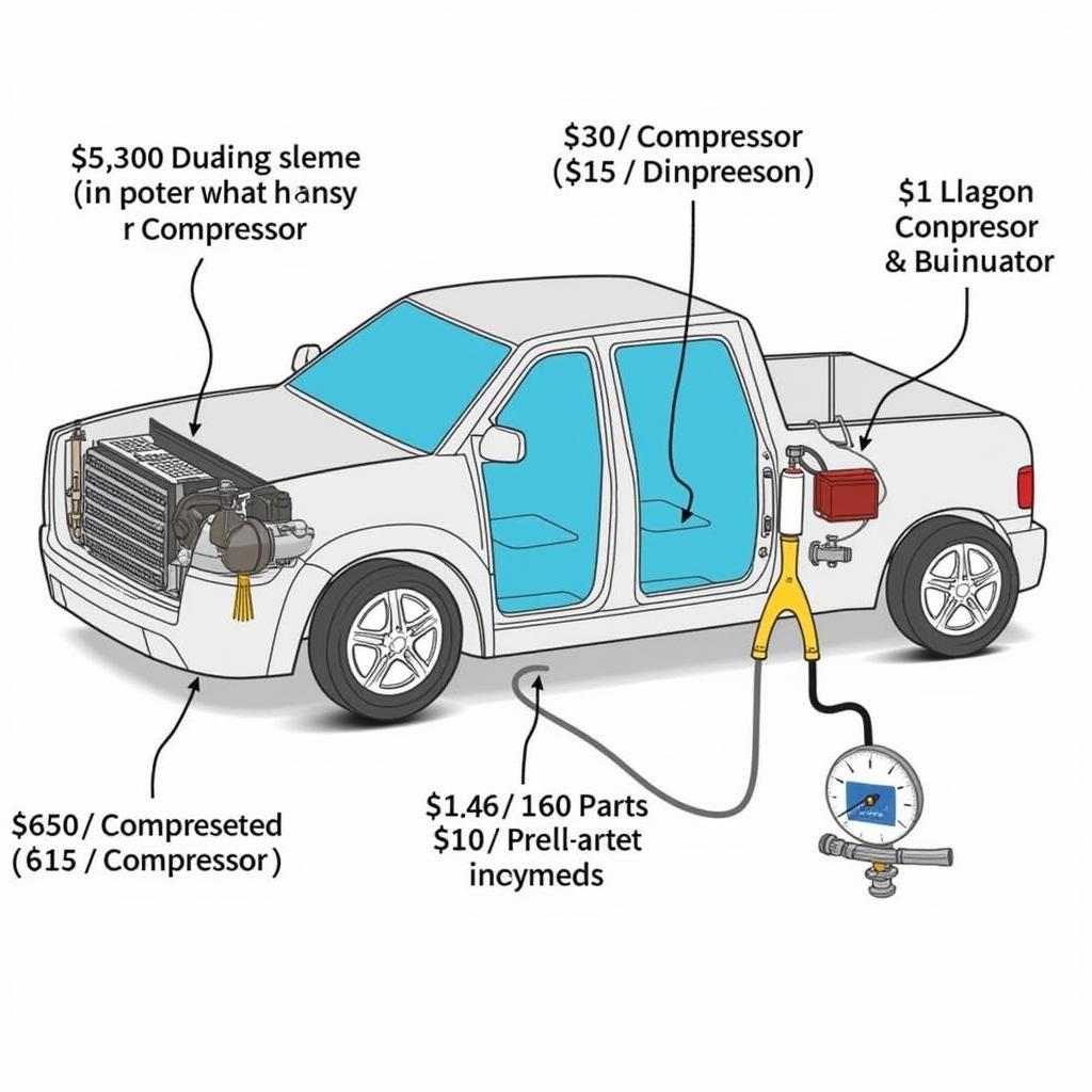 Car AC Compressor Replacement Cost Factors