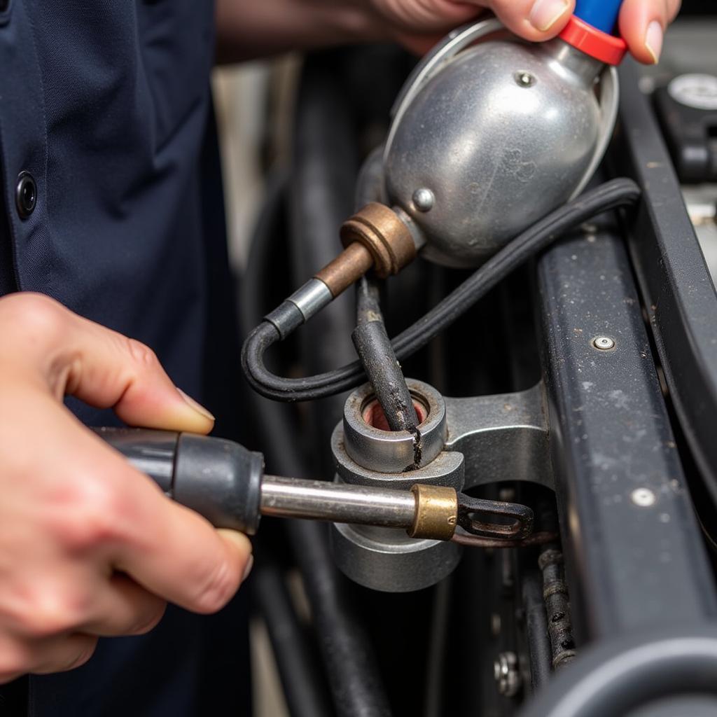 Car AC Condenser Leak Repair