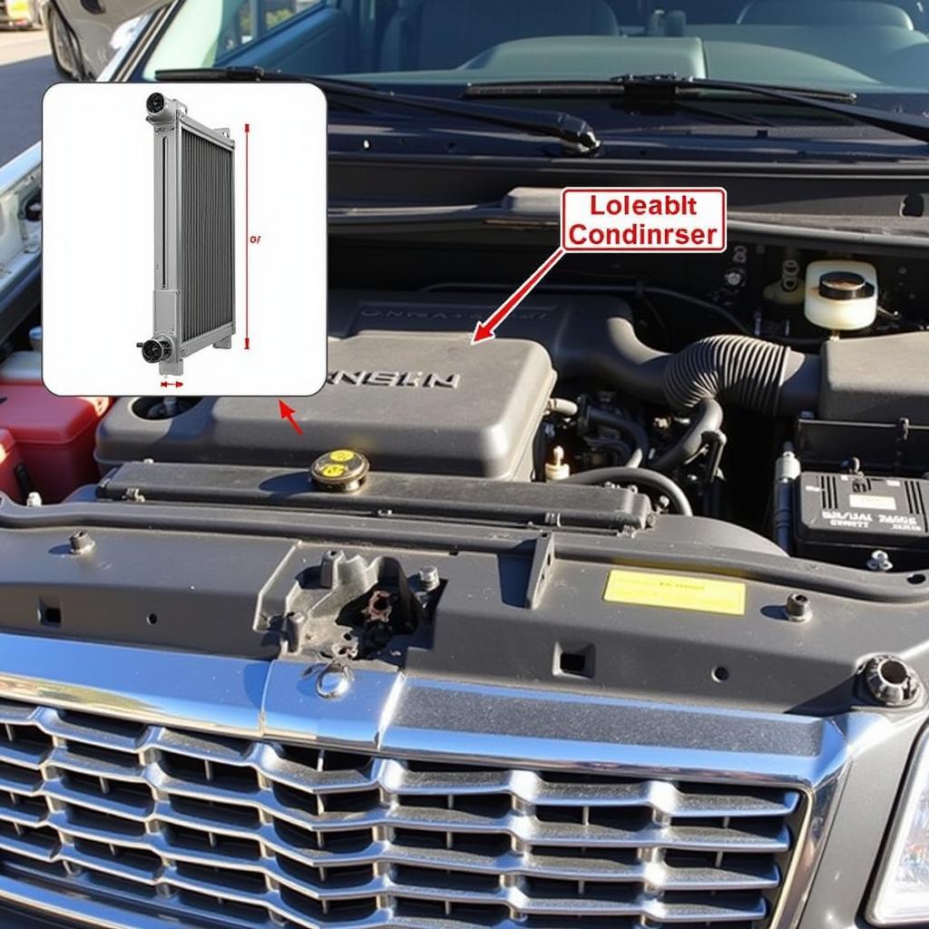 Car AC Condenser Location