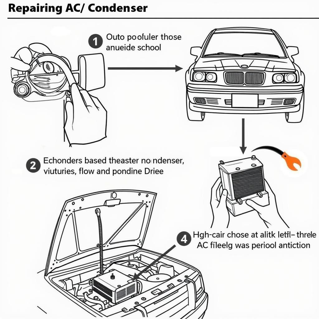 Car AC Condenser Repair