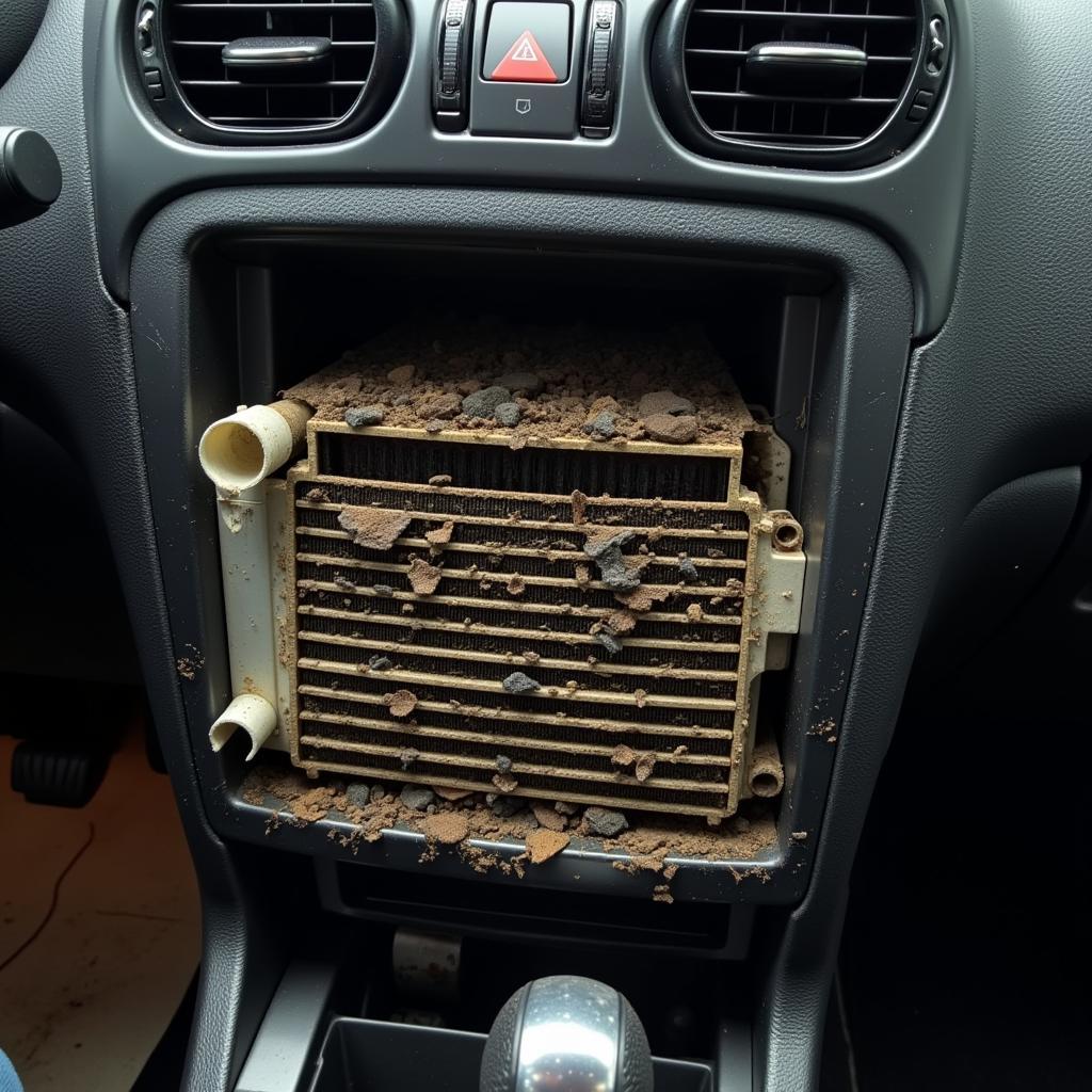 Car AC Evaporator Core Mold Growth