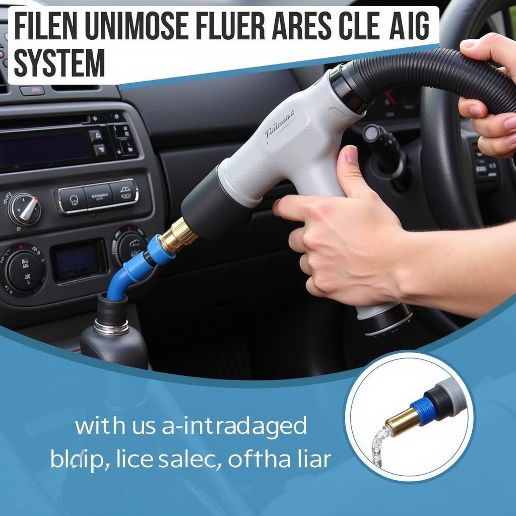 Flushing a Car AC System