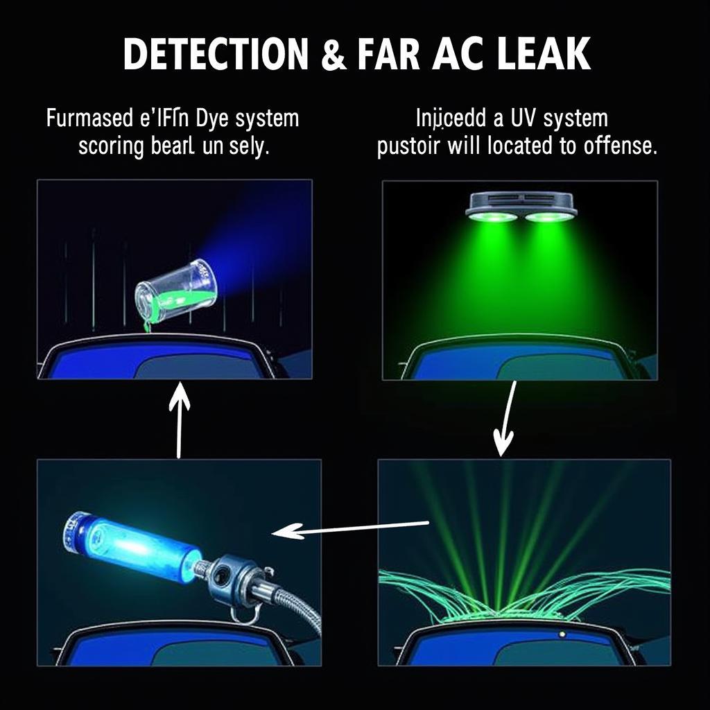 Car AC Leak Detection Using UV Dye