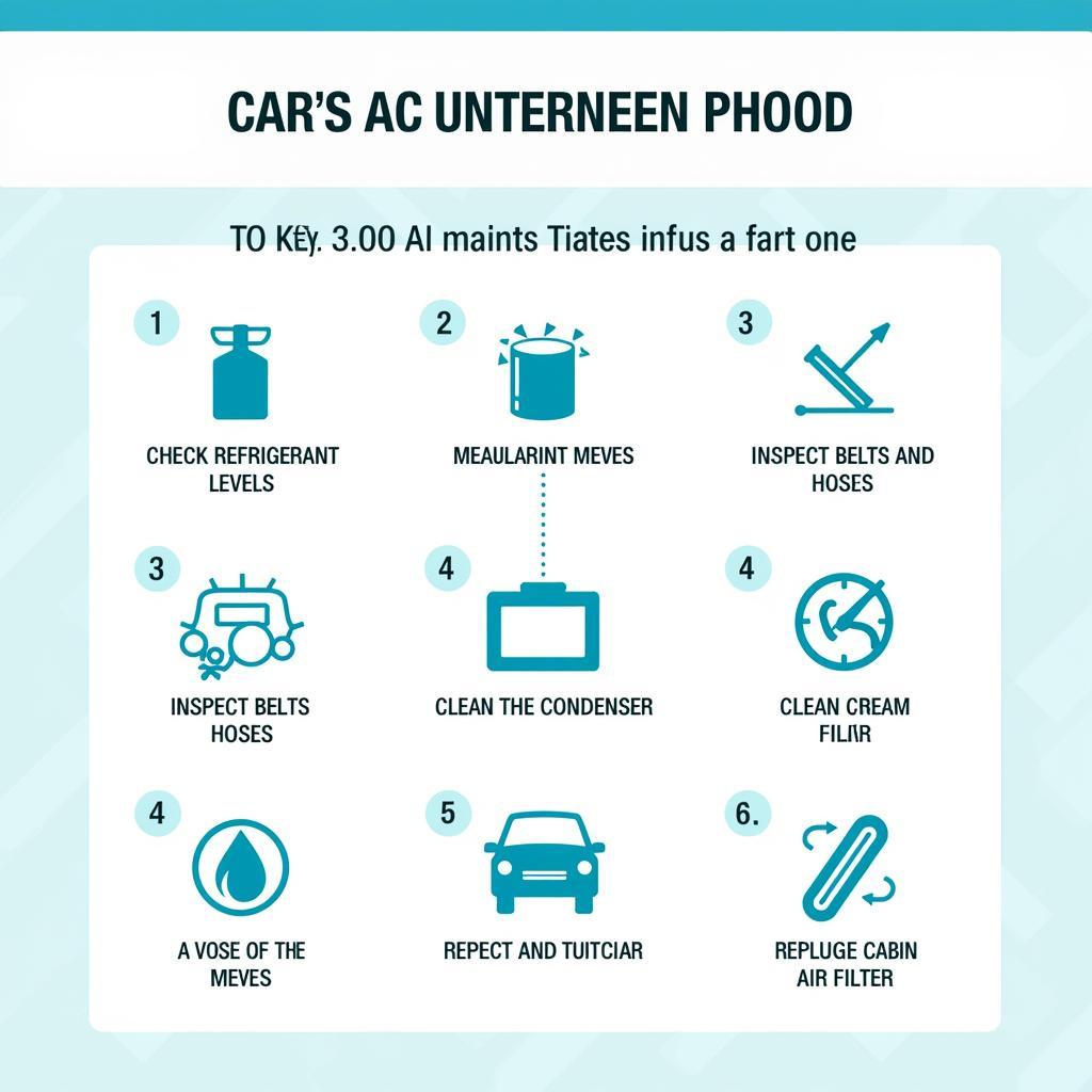 Car AC Maintenance Checklist