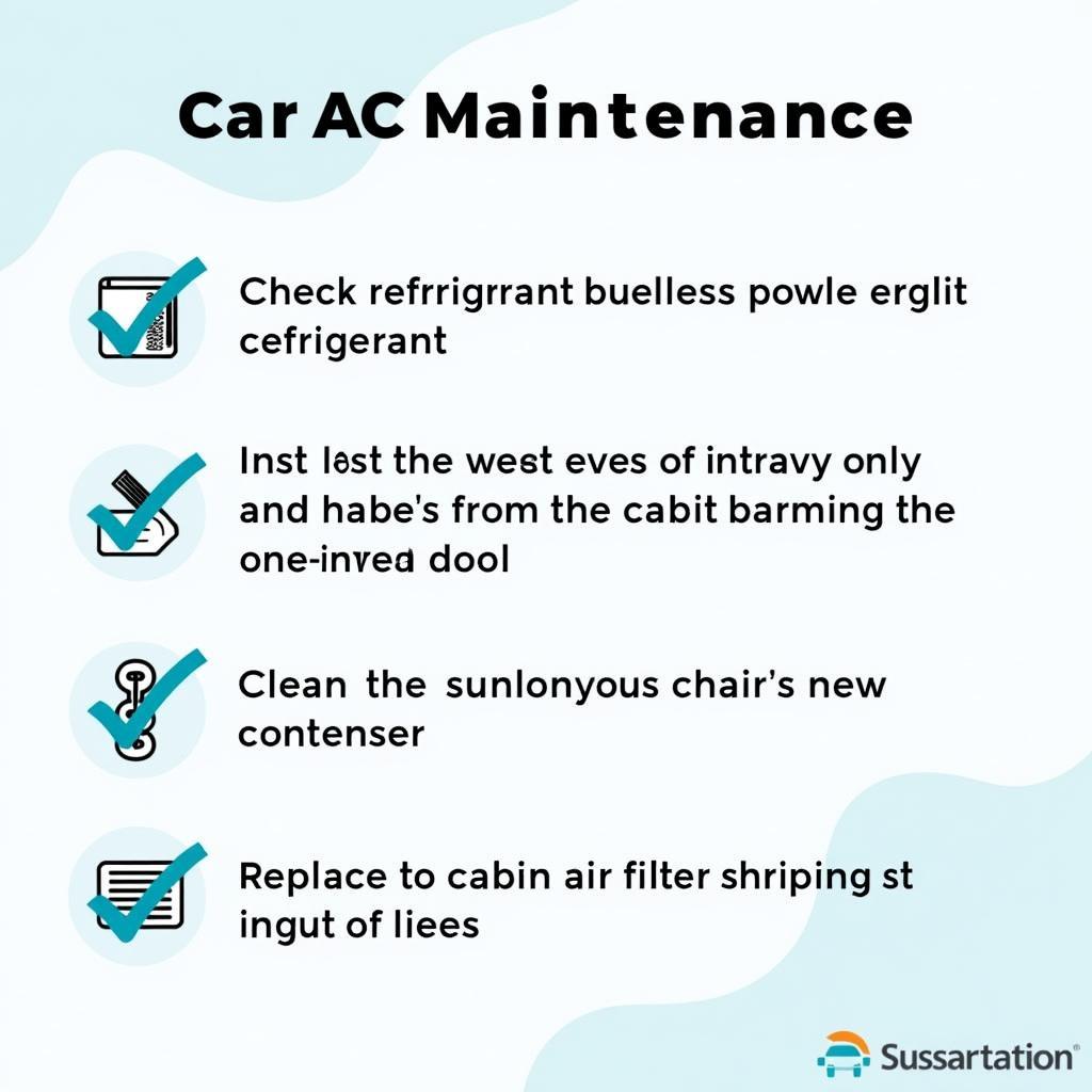 Car AC Maintenance Checklist