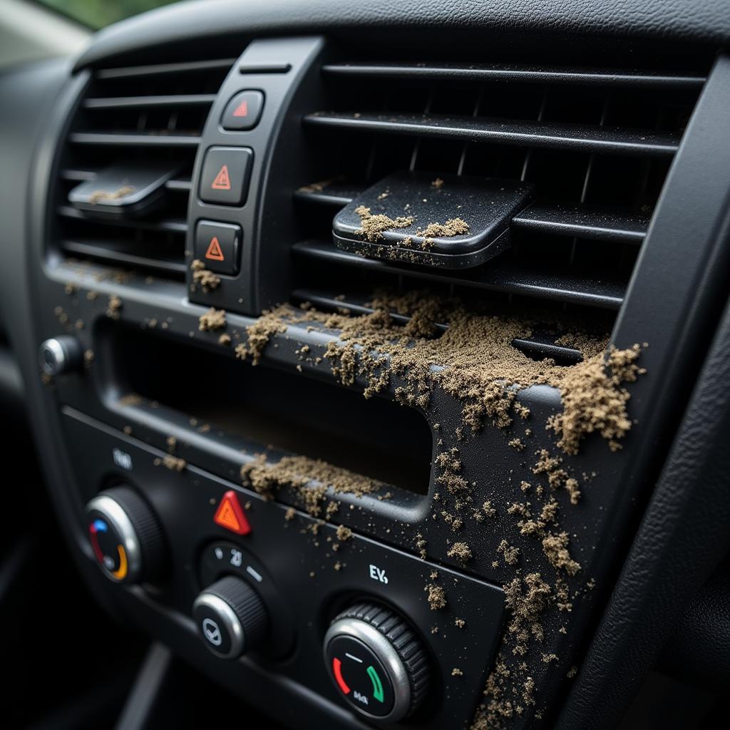 Mold Growth in Car AC Evaporator