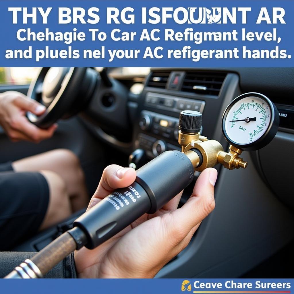 Recharging Car AC Refrigerant