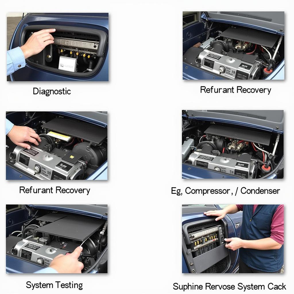 Car AC Repair Process