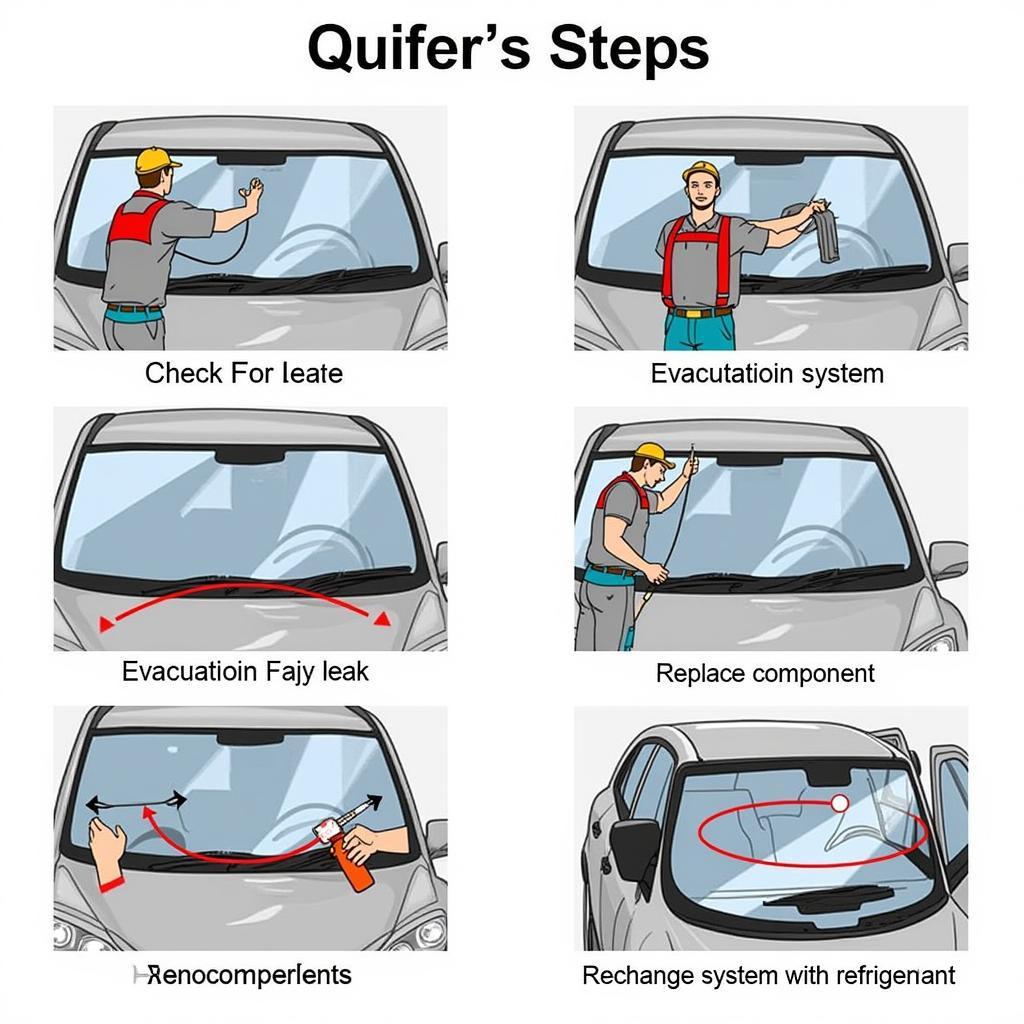 Car AC Repair Process