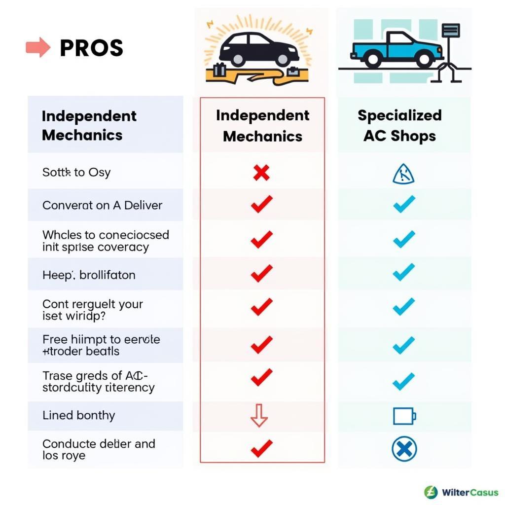 Choosing the right car AC repair shop: independent mechanic, specialized shop, or dealership?