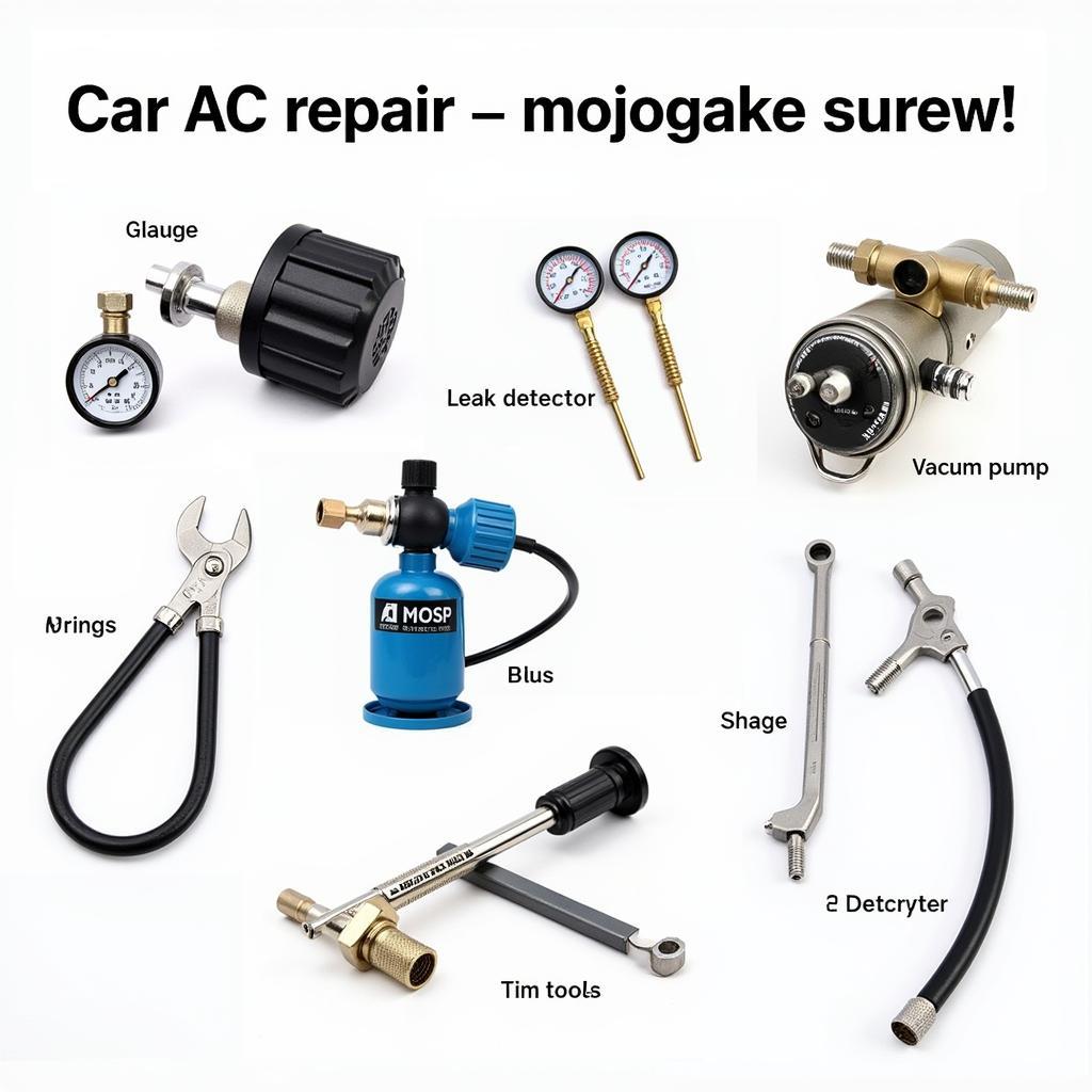 Car AC Repair Tools