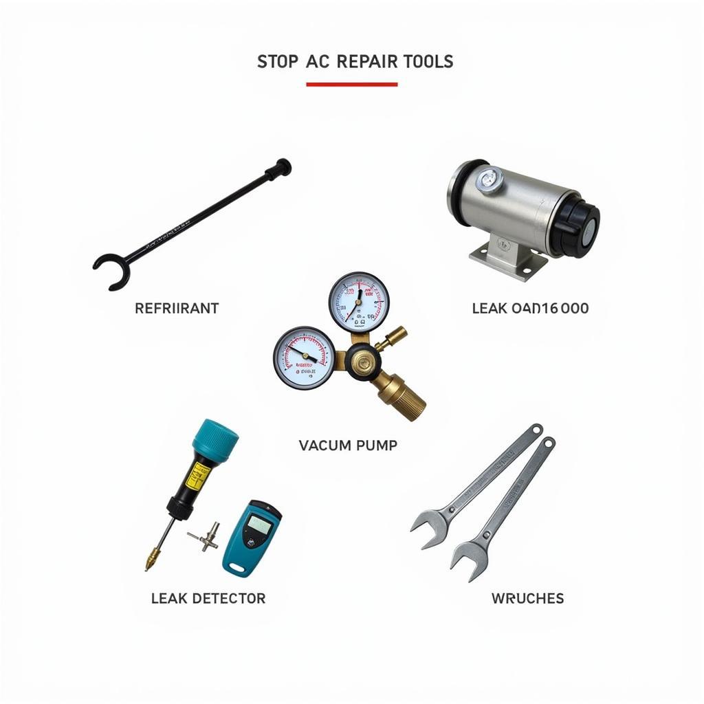 Tools for Car AC Repair