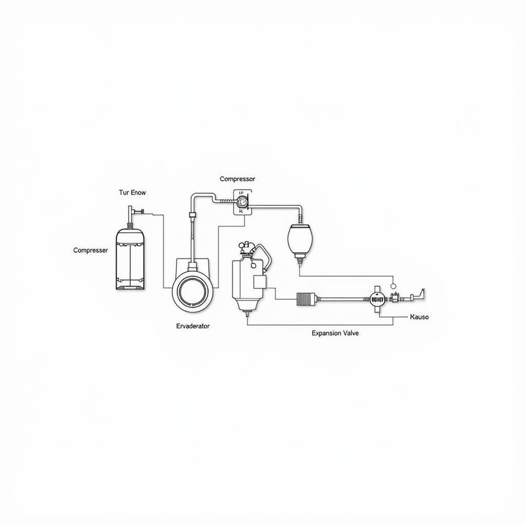 Car AC System Components