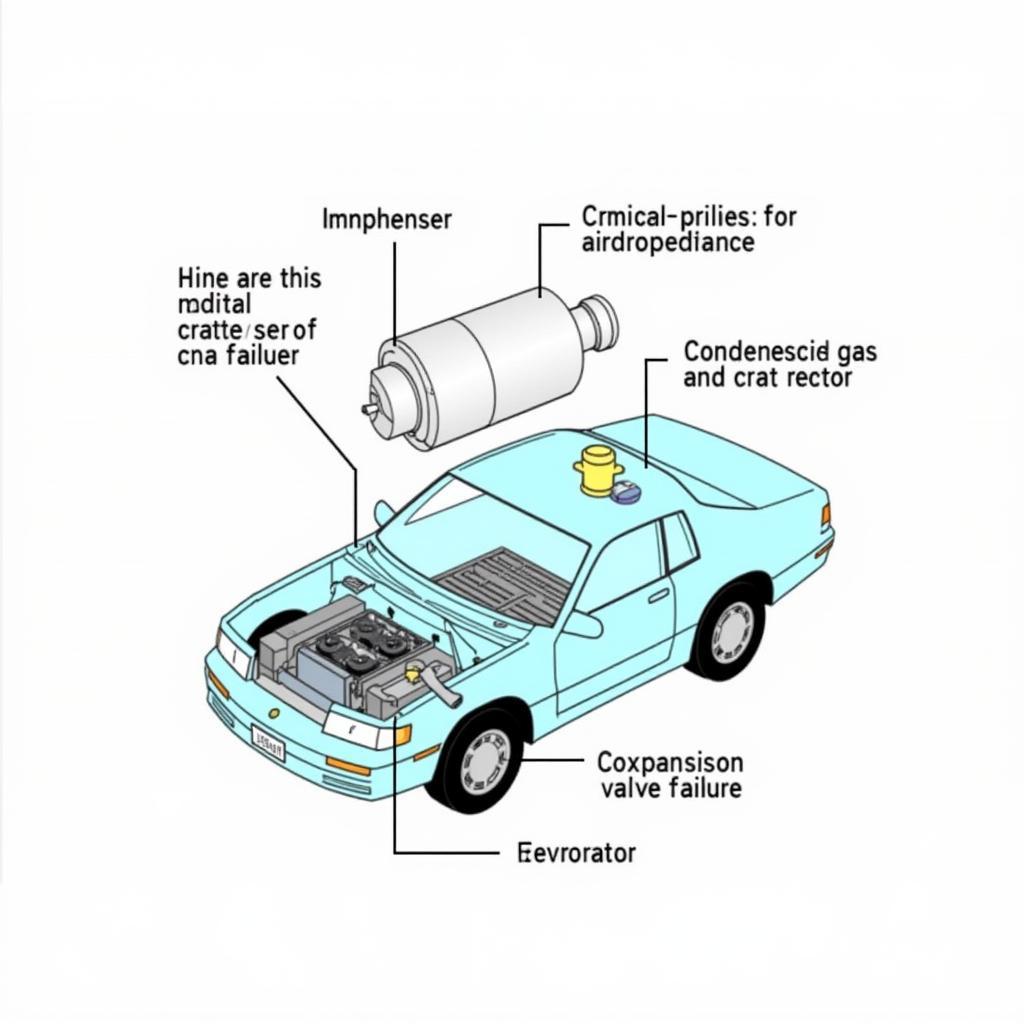 Car AC System Components