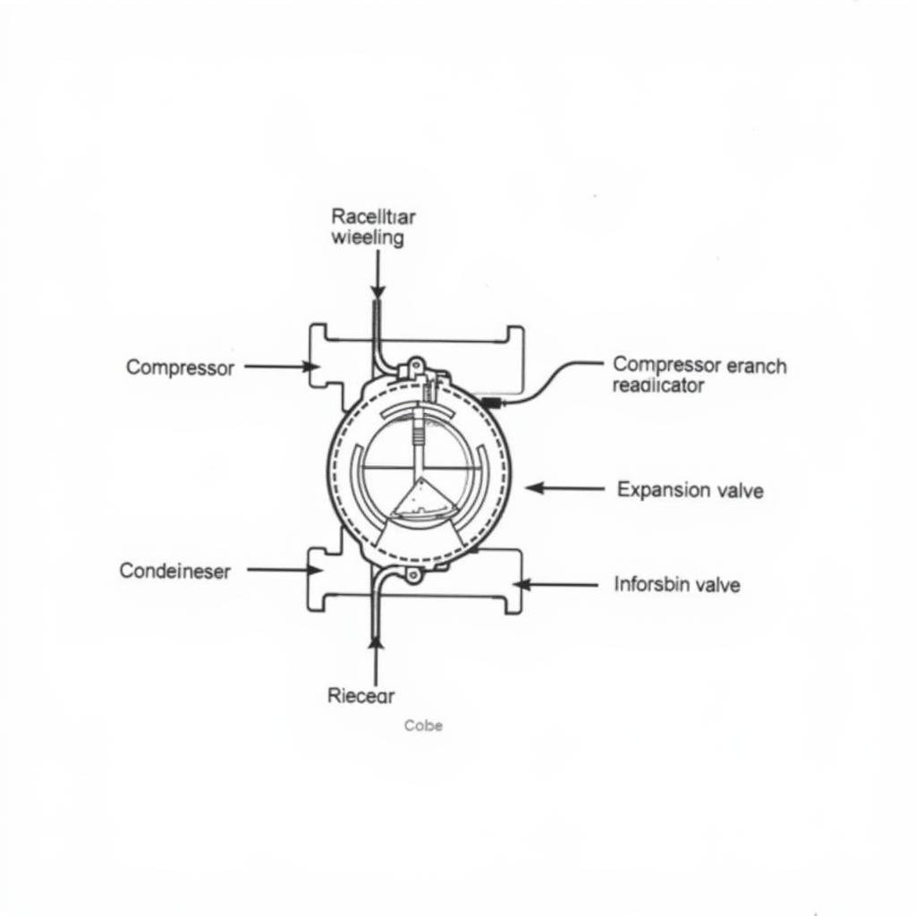 Diagram of a Car AC System