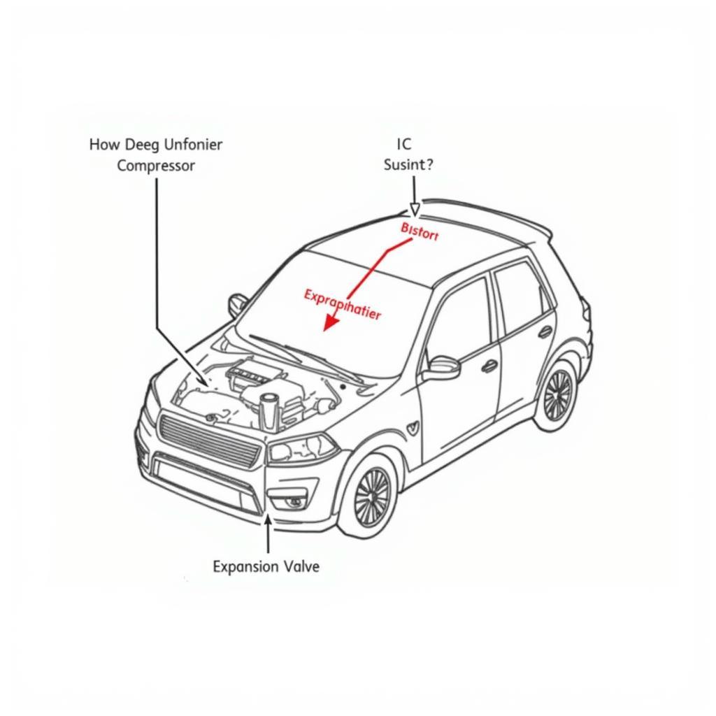 Diagram of a Car's AC System