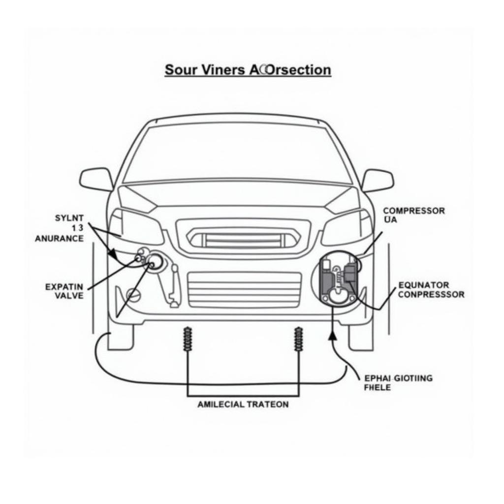 Car AC System Diagram