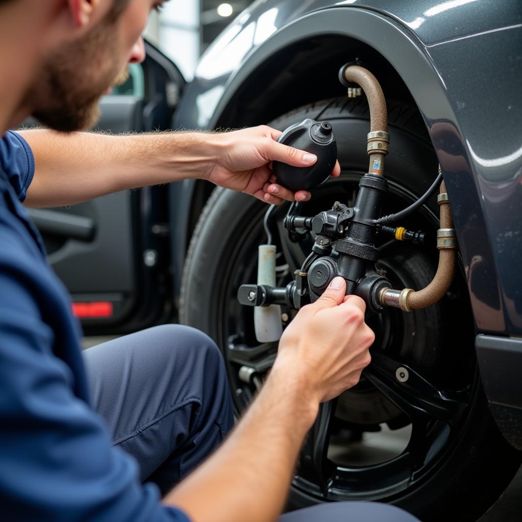 Inspecting a Car AC System