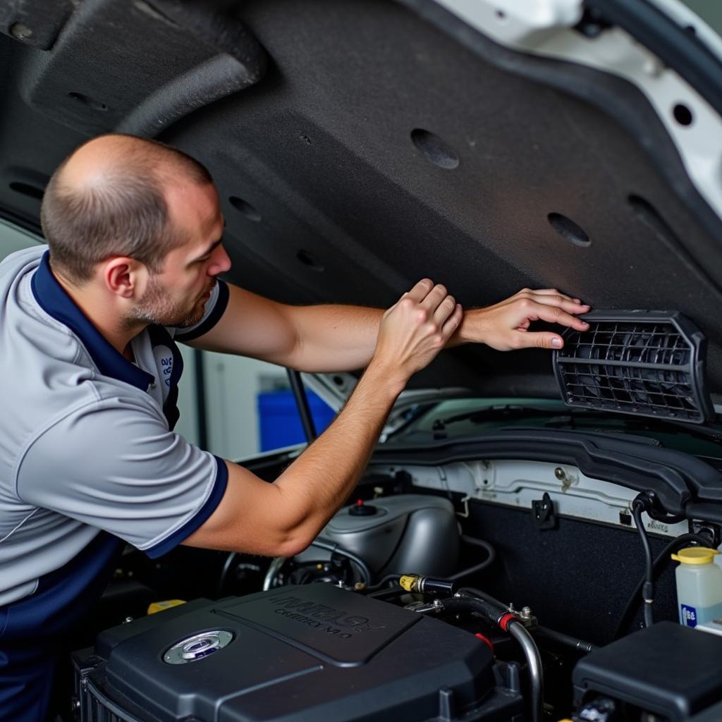 Regular maintenance of the car AC system