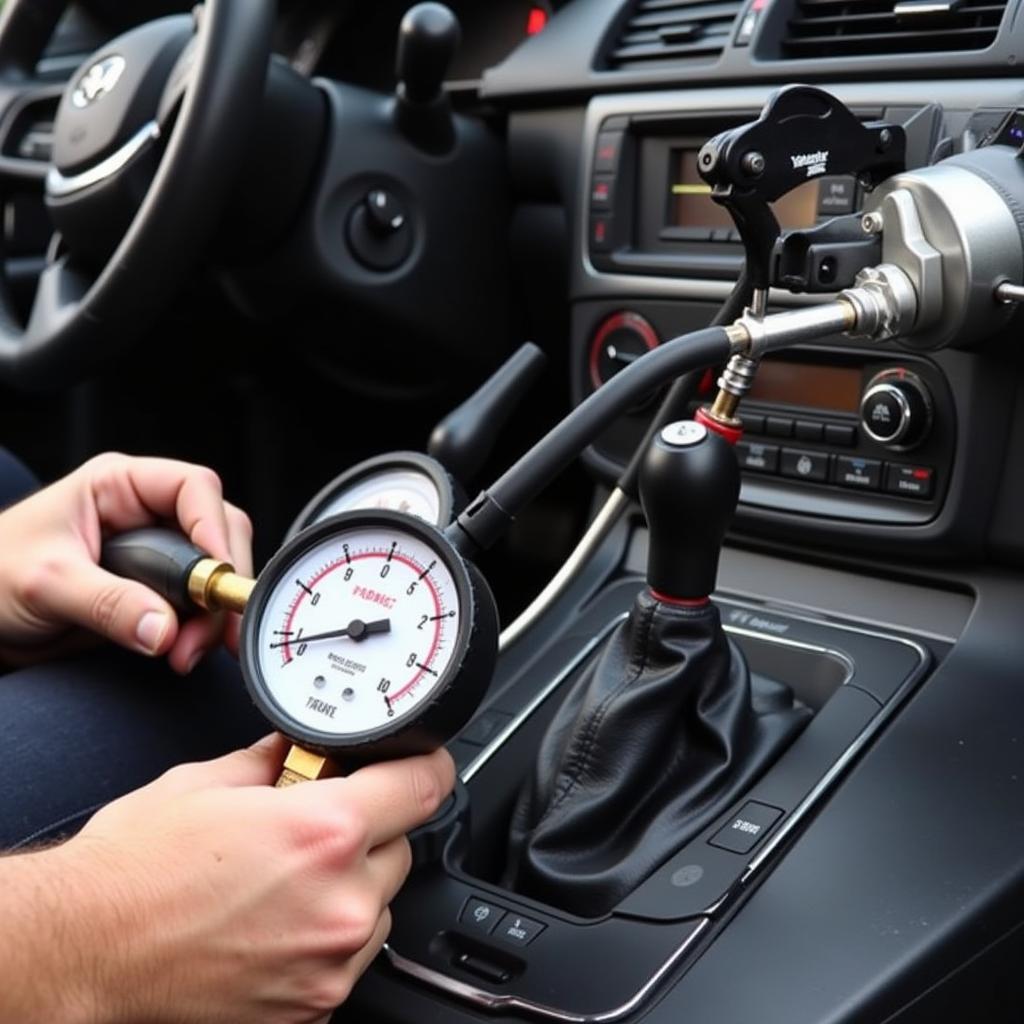 Car AC System Pressure Test