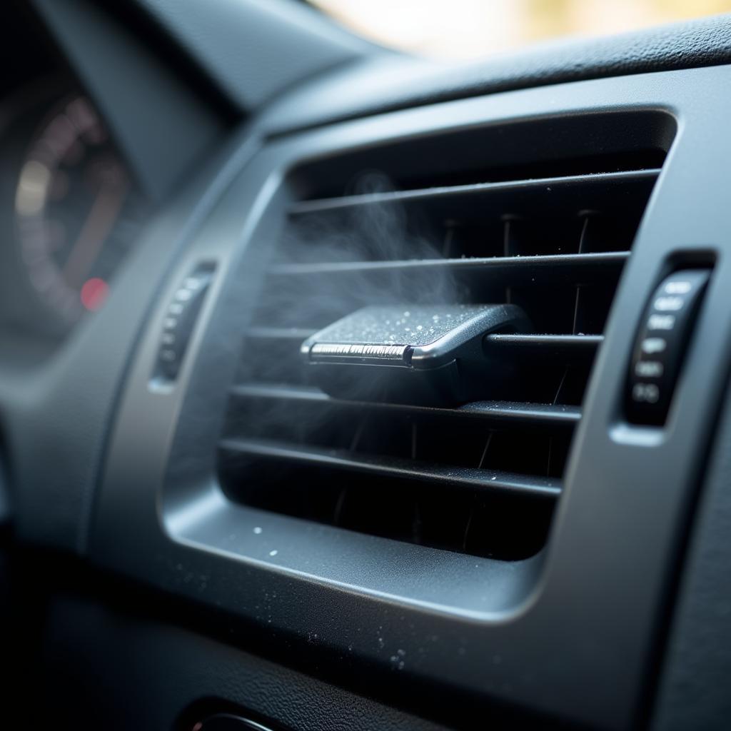 Car AC Vent Blowing Cold Air