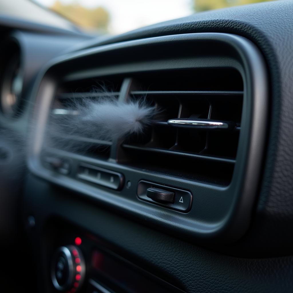 Car AC Vent Blowing Cold Air