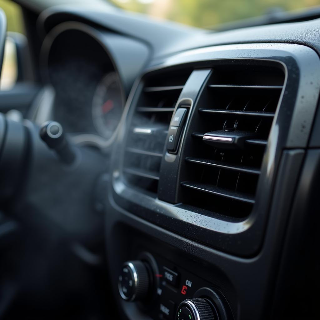 Car AC Vent Blowing Cold Air