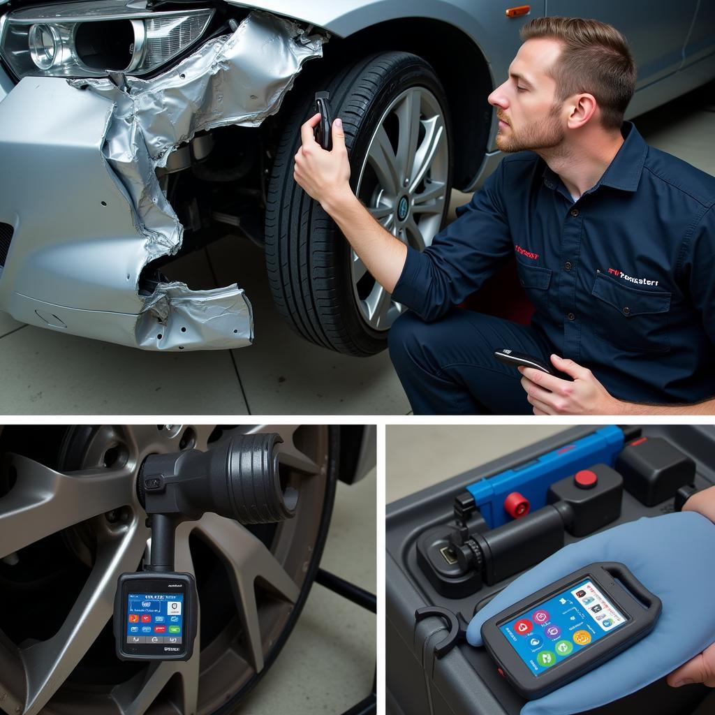 Car Accident Damage Assessment by a Mechanic