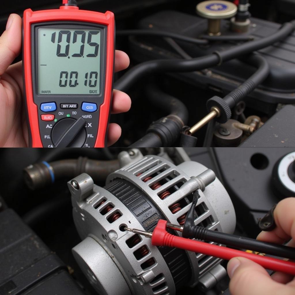 Testing Car Alternator with a Multimeter