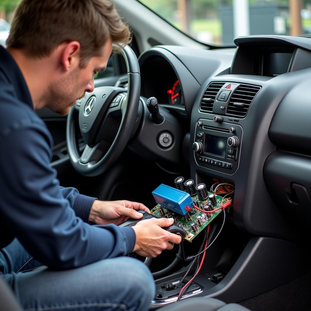 Repairing a Car Audio System